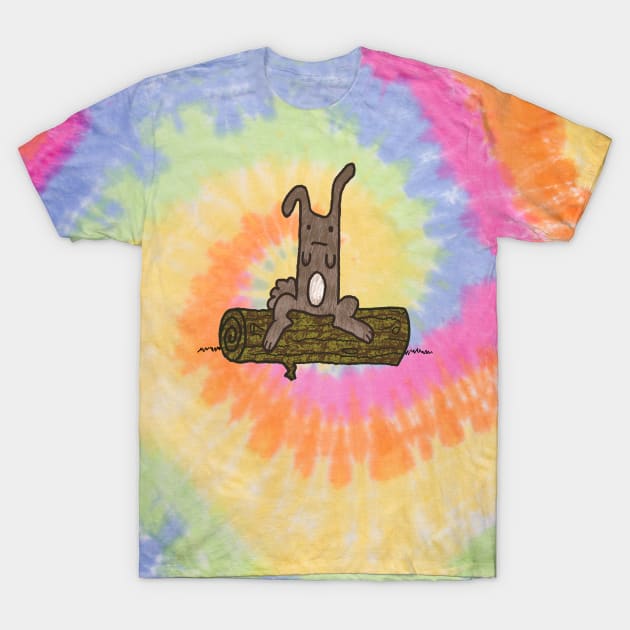 Thump On A Log T-Shirt by Cpt. Hardluck